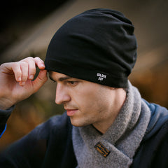 Men's Winter Slouch Hat Windproof Outdoor Cycling Warm Ear Protection