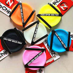 12PCS Silicone Flying Disc Zip Chip Fingertip Mini Flying Disc