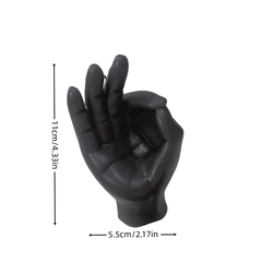 1pc Grey Scented Candles Finger Gesture OK Shape Scented Candles