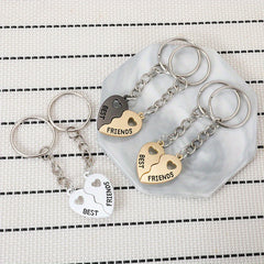 Magnetic Heart Pendant Keychain for Car Keys Backpacks Wallets