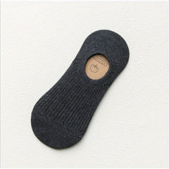 Men's 5-Pack Solid Liner Anklet Socks Soft Cotton Blend