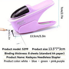 A6 Loose Leaf Punch Machine Stapler Nail Labor-saving Book Machine