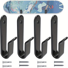 Snowboard Wall Mount Clips - Storage Hook & Display Rack 2pcs