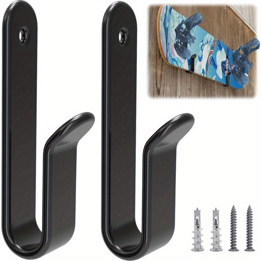 Snowboard Wall Mount Clips - Storage Hook & Display Rack 2pcs