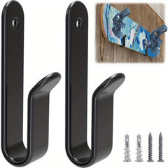 Snowboard Wall Mount Clips - Storage Hook & Display Rack 2pcs
