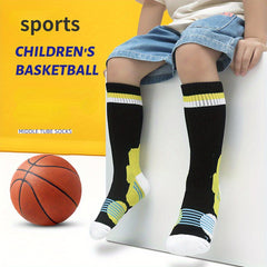 Teen's Mid Calf Sport Socks - Comfy Breathable for Basketball, Running - 1 Pair