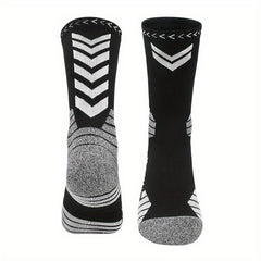 Teen's Mid Calf Sport Socks - Comfy Breathable for Basketball, Running - 1 Pair