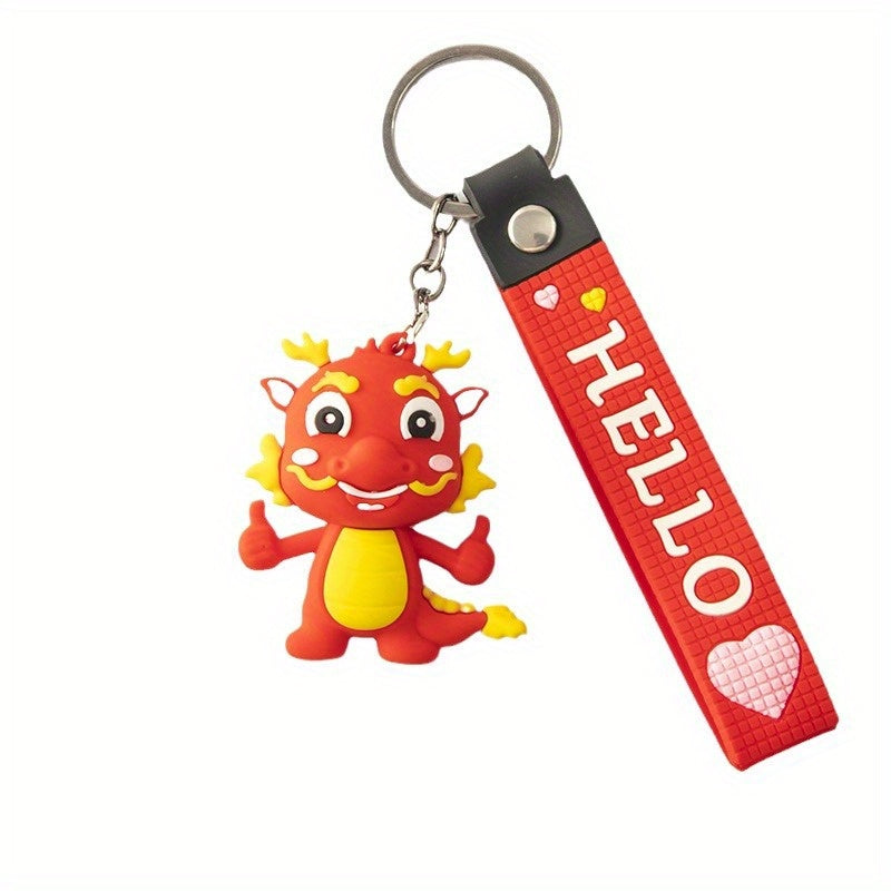 Creative Dragon Keychain Bag Pendant Year Gift