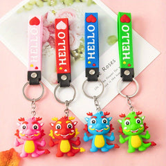 Creative Dragon Keychain Bag Pendant Year Gift