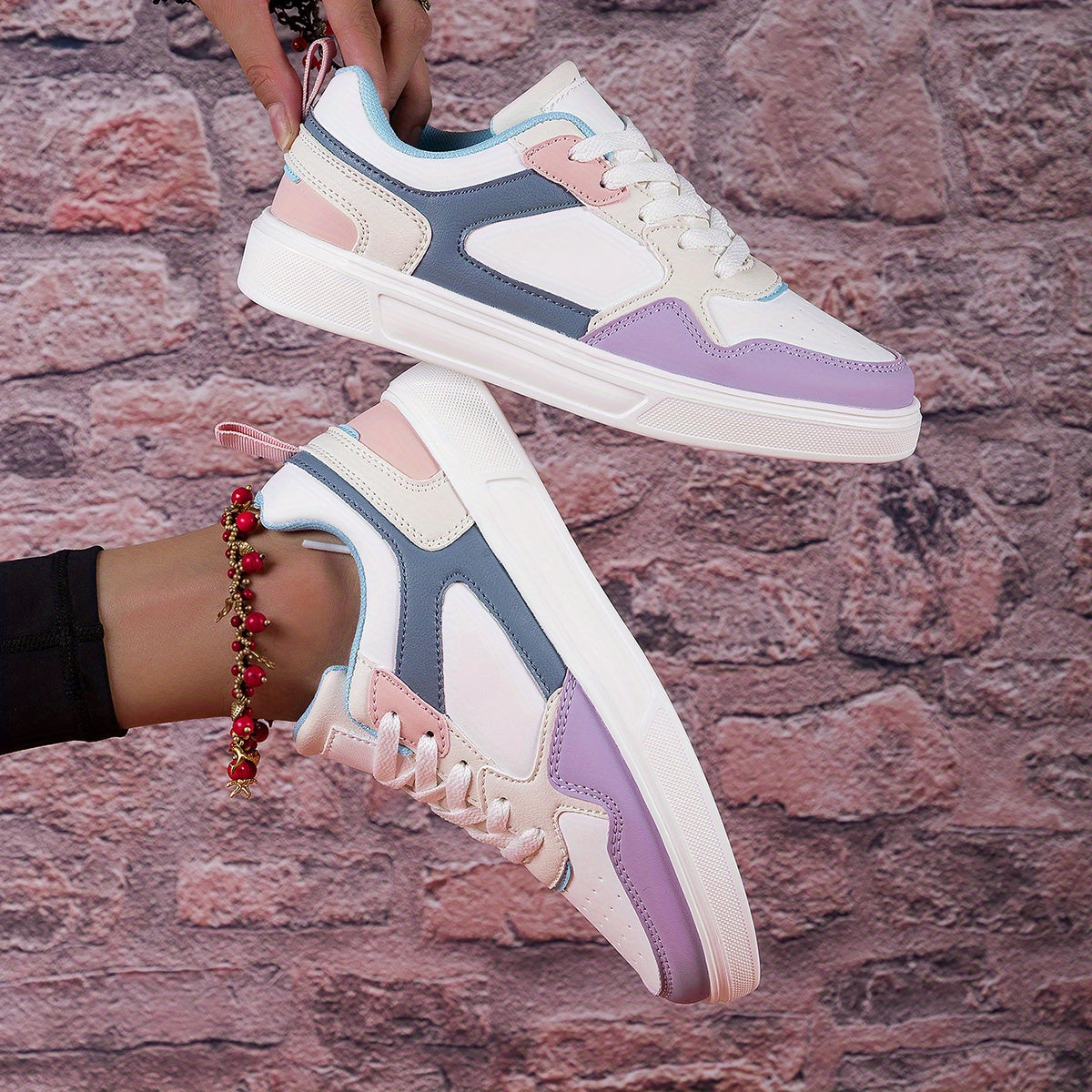 Women's Platform Casual Skate Shoes - Non slip Low Outdoor Flats