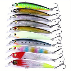 10pcs Minnow Fishing Lures 13g Bionic Bait Floating Hard Bait Pesca Tackle