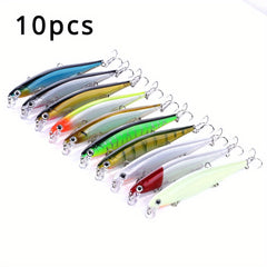 10pcs Minnow Fishing Lures 13g Bionic Bait Floating Hard Bait Pesca Tackle