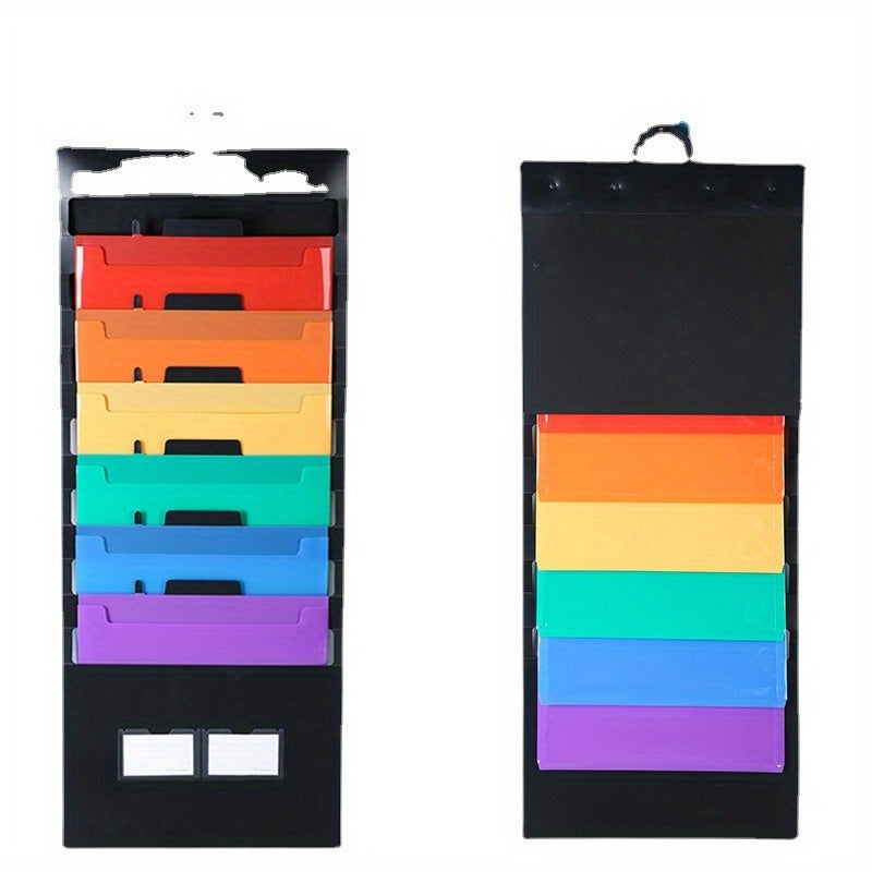 Hanging Rainbow Multicolored Bag For Files
