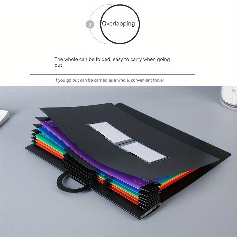 Hanging Rainbow Multicolored Bag For Files