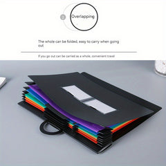 Hanging Rainbow Multicolored Bag For Files