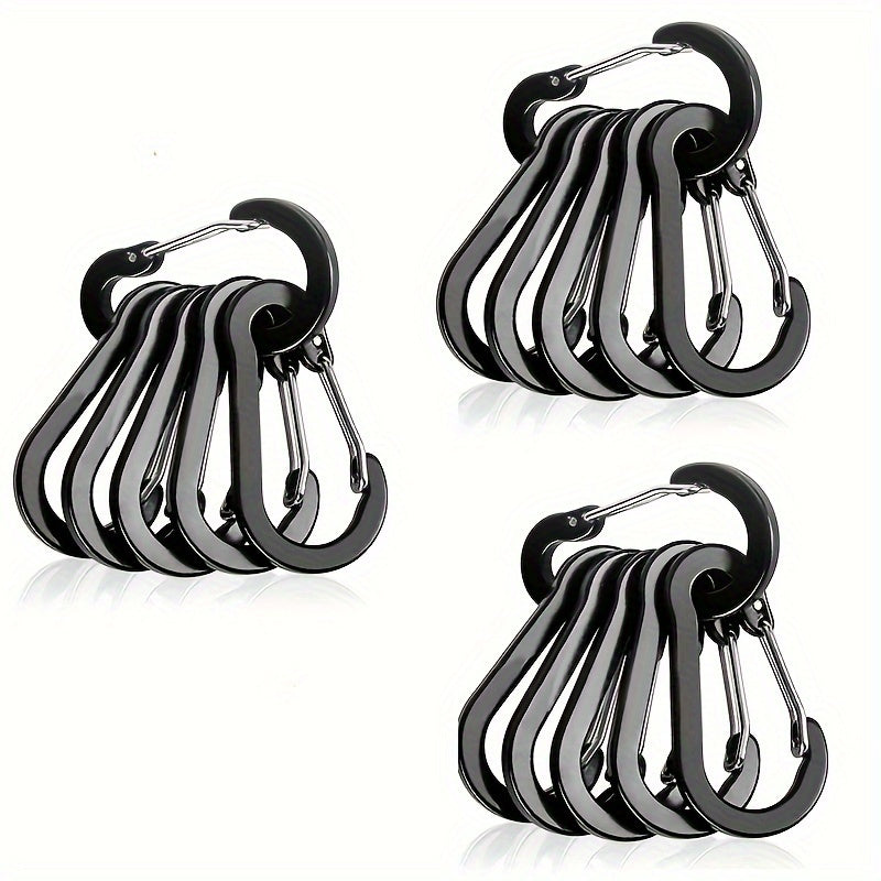Steel Buckle Keychain For Outdoor Activities - Pack of 10
