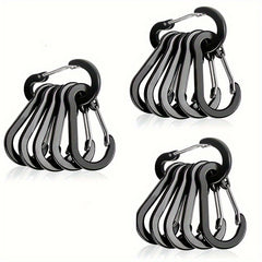 Steel Buckle Keychain For Outdoor Activities - Pack of 10