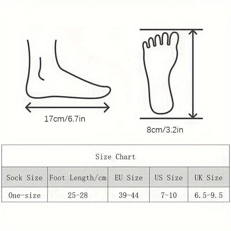 10 Pairs Men's Smiling Face Printed Crew Socks for Spring Summer Basketball