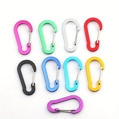 Steel Buckle Keychain For Outdoor Activities - Pack of 10