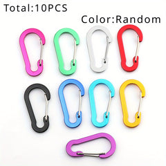 Steel Buckle Keychain For Outdoor Activities - Pack of 10