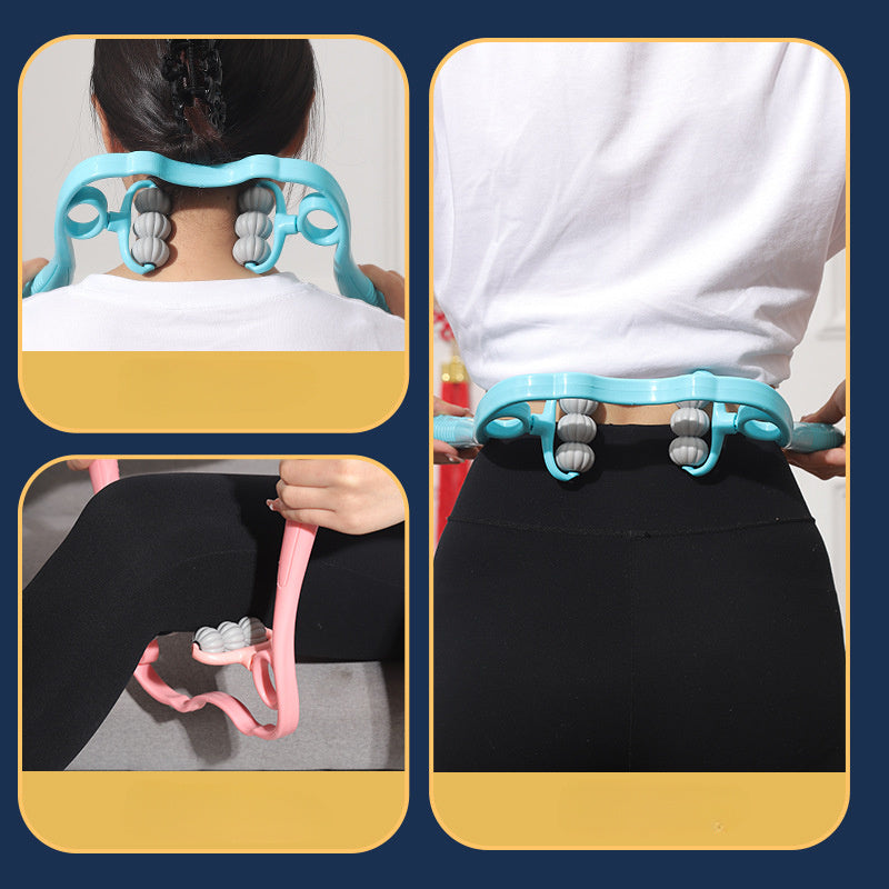 Manual Neck Massager Roller for Neck and Shoulder Massage