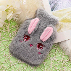 Plush Rabbit Hand Warmer Mini Hot Water Bottle Portable Hand Warmer