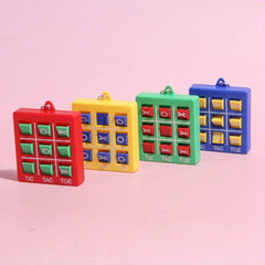 4 Pack Puzzle Keychain Funny Bag Pendant Ornament Gift Men Women