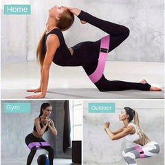 3pcs Yoga Exercise Resistance Bands Fitness Stretching Rope