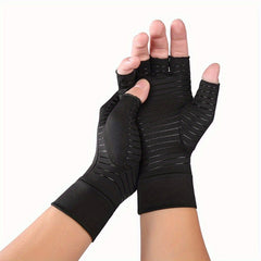 Copper Fiber Half Finger Training Gloves for Indoor Sports