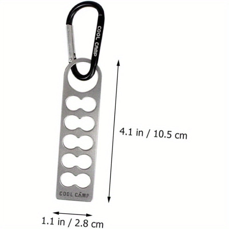 Stainless Steel Tent Peg Organizer Camping Spike Holder
