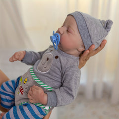 18in Reborn Baby Doll Sleeping Newborn Bebe Alive Lovely Gift for Kids and Girls