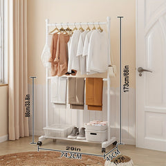 1pc Home Bedroom Clothes Rack Standing Removable Drying Rack Clothes Rack