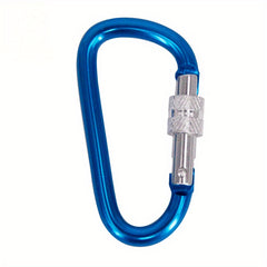 10pcs D type Lock Buckle Aluminum Alloy Bottle Hanging Hook For Camping