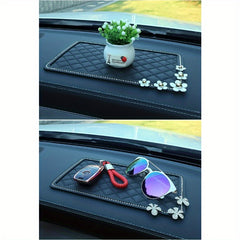Car Anti Slip Mat Phone Holder Dashboard Storage Pad