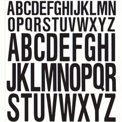 8pcs Self Adhesive Vinyl Letters Stick On Craft Door Car 2.54-5.08cm