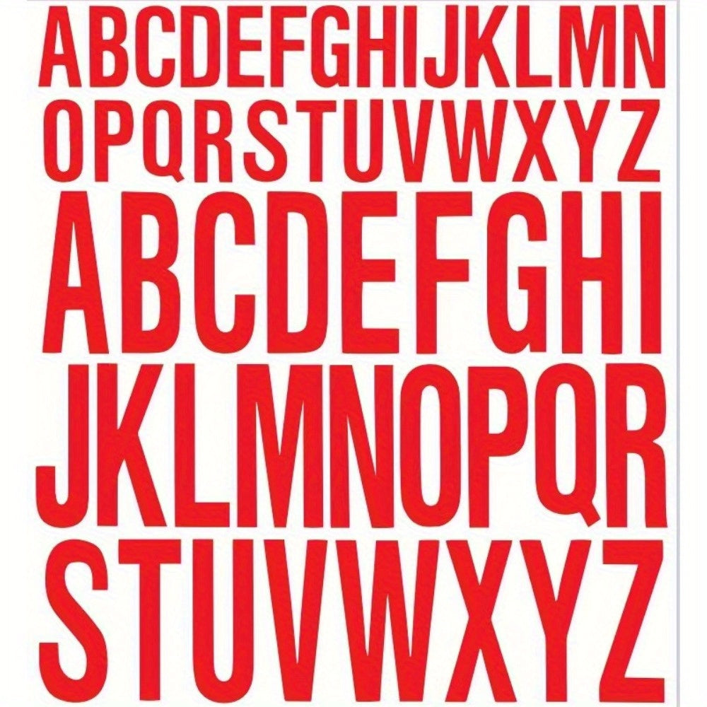 8pcs Self Adhesive Vinyl Letters Stick On Craft Door Car 2.54-5.08cm