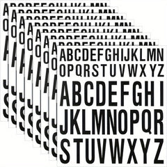 8pcs Self Adhesive Vinyl Letters Stick On Craft Door Car 2.54-5.08cm