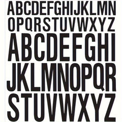 8pcs Self Adhesive Vinyl Letters Stick On Craft Door Car 2.54-5.08cm