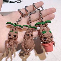PVC Doll Keychain Keyring Funny Doll Key Chain Bag Pendant Gift
