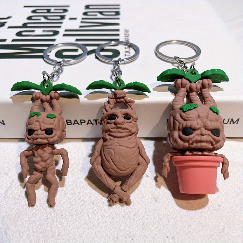 PVC Doll Keychain Keyring Funny Doll Key Chain Bag Pendant Gift