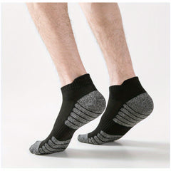 5 Pairs Men's Ankle Socks Deodorant Sweat Breathable Cotton