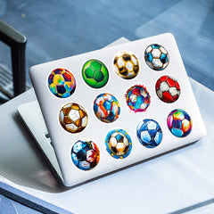 50pcs Football Stickers Football Sports Cartoons Football Graffiti Decorations