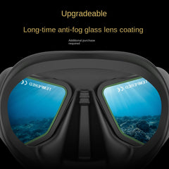 Professional Diving Goggles Tempered Glass Lens Silicone Diving Goggles