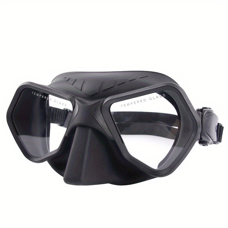 Professional Diving Goggles Tempered Glass Lens Silicone Diving Goggles