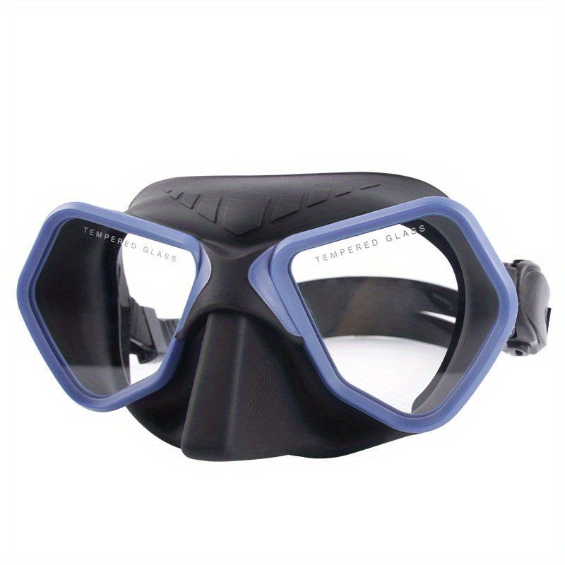 Professional Diving Goggles Tempered Glass Lens Silicone Diving Goggles
