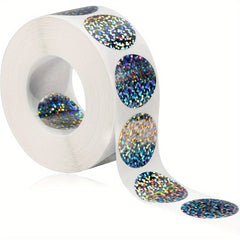 Round Hologram Glitter Stickers for Lottery Games