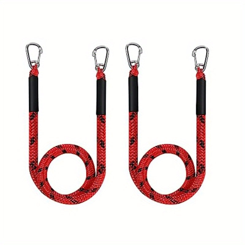 1pc Dock Ropes With Stainless Steel Clip Braided Boat Anchor Rope Mooring Rope