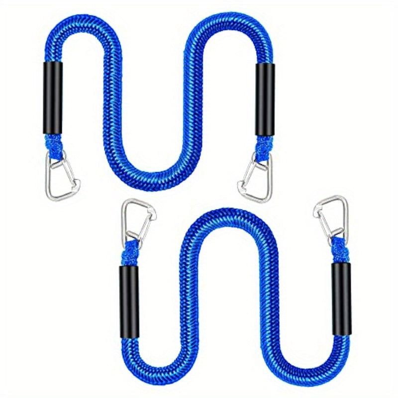 1pc Dock Ropes With Stainless Steel Clip Braided Boat Anchor Rope Mooring Rope