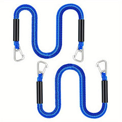 1pc Dock Ropes With Stainless Steel Clip Braided Boat Anchor Rope Mooring Rope