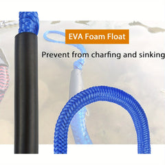 1pc Dock Ropes With Stainless Steel Clip Braided Boat Anchor Rope Mooring Rope